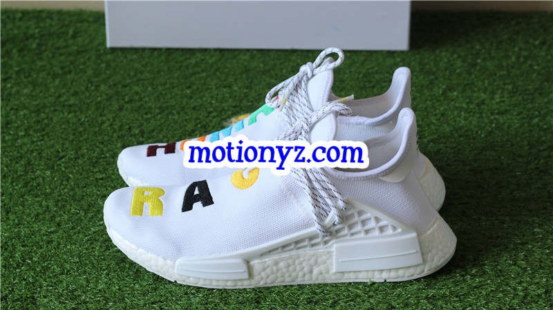 Real Boost Adidas NMD Human Race Colorful Sample